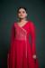 Picture of Georgette & Organza Dark Red Readymade Salwar Kameez