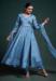 Picture of Georgette & Organza Light Steel Blue Readymade Salwar Kameez