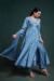 Picture of Georgette & Organza Light Steel Blue Readymade Salwar Kameez