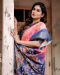 Picture of Sublime Silk Dark Salmon Saree