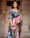 Picture of Ravishing Silk Light Steel Blue Saree