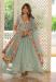 Picture of Beautiful Georgette Sky Blue Readymade Gown