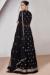 Picture of Enticing Georgette Black Straight Cut Salwar Kameez