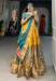 Picture of Beautiful Silk Orange Lehenga Choli