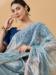 Picture of Lovely Cotton Light Steel Blue Saree