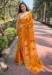 Picture of Nice Chiffon Dark Golden Rod Saree