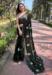 Picture of Exquisite Chiffon Black Saree