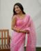 Picture of Bewitching Organza Pale Violet Red Saree