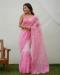 Picture of Bewitching Organza Pale Violet Red Saree