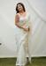 Picture of Appealing Georgette Off White Saree