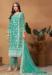 Picture of Organza Cadet Blue Straight Cut Salwar Kameez