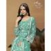 Picture of Organza Cadet Blue Straight Cut Salwar Kameez