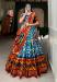 Picture of Marvelous Silk Steel Blue Lehenga Choli