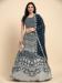 Picture of Sightly Georgette Midnight Blue Lehenga Choli