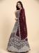 Picture of Classy Georgette Saddle Brown Lehenga Choli