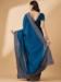 Picture of Fine Chiffon Teal Saree