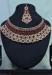 Picture of Comely Maroon Necklace Set