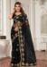 Picture of Admirable Net & Silk Black Saree