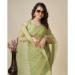 Picture of Good Looking Net Dark Khaki Saree