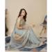 Picture of Nice Net Dark Sea Green Saree