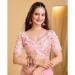 Picture of Resplendent Net Light Pink Saree