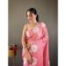 Picture of Alluring Linen Light Coral Saree