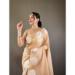 Picture of Resplendent Linen Tan Saree