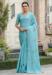 Picture of Enticing Cotton Pale Turquoise Saree