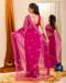 Picture of Comely Net Thistle Saree