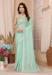 Picture of Wonderful Chiffon Dark Sea Green Saree