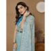 Picture of Statuesque Silk Sky Blue Saree