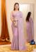 Picture of Taking Georgette Plum Saree