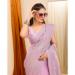 Picture of Taking Georgette Plum Saree