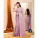 Picture of Taking Georgette Plum Saree