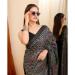 Picture of Magnificent Georgette Black Saree