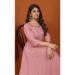 Picture of Delightful Georgette Pale Violet Red Readymade Gown