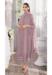 Picture of Georgette Rosy Brown Straight Cut Salwar Kameez