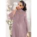 Picture of Georgette Rosy Brown Straight Cut Salwar Kameez