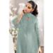 Picture of Georgette Steel Blue Straight Cut Salwar Kameez