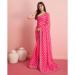 Picture of Beauteous Georgette Deep Pink Saree