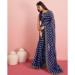 Picture of Gorgeous Georgette Midnight Blue Saree