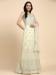 Picture of Radiant Net Lemon Chiffon Readymade Gown