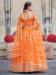 Picture of Good Looking Net Tomato Lehenga Choli