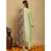 Picture of Lovely Silk Tan Straight Cut Salwar Kameez