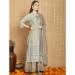 Picture of Beauteous Silk Light Blue Straight Cut Salwar Kameez