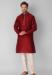 Picture of Shapely Silk Maroon Kurtas