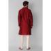 Picture of Shapely Silk Maroon Kurtas