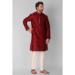 Picture of Shapely Silk Maroon Kurtas