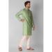 Picture of Splendid Silk Dark Sea Green Kurtas