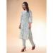 Picture of Alluring Cotton Azure Readymade Salwar Kameez